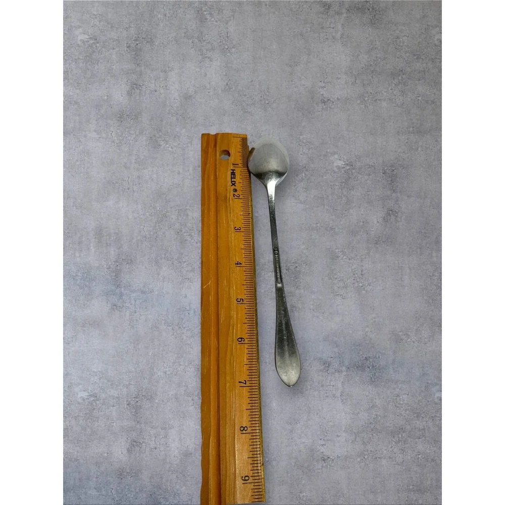 Gorham Iced Tea Spoon 7.5in Silver Tone Stainless Steel Long Handle